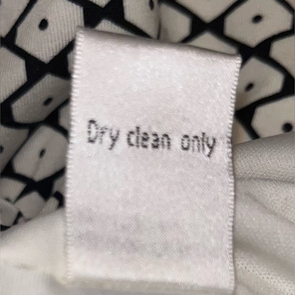 Talbots Petite Black and White Knit Midi Fit Flare Dress - Picture 15 of 15